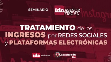 Tratamiento de los ingresos por redes sociales y plataformas electrónicas